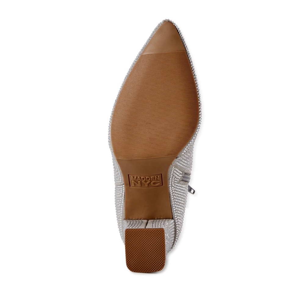 🆕 Madden Rhinestone Pointed Toe Booties with Cushioned Insole Size 8 - Picture 5 of 5